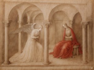 天使によって受胎を告げられるマリア_03 作： Josef Johann Michel