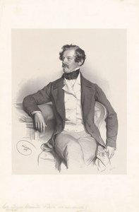 アレクサンダー・フォン・バッハ男爵（1813-1893年）、法学者、政治家 作： ヨーゼフ・クリフバー