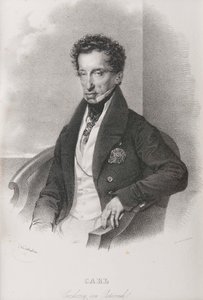 オーストリア大公カール 1771 年 - 1847 年、テッシェン公。 作： Josef Kriehuber