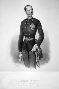 フランツ・ヨーゼフ1世 1860年 リトグラフ 01 作： ヨーゼフ・クリフバー