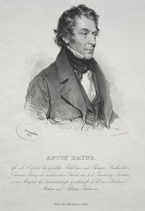 アントン・ヘイン博士の肖像 作： Josef Kriehuber