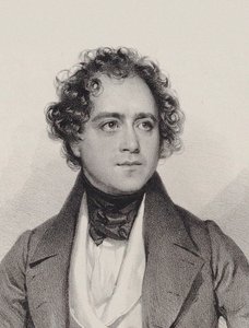 作曲家ヨハン・ヴェスケ・フォン・ピュットリンゲンの肖像 1803-1883, 1838.