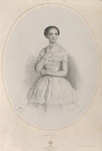 バレリーナ マリー タリオーニの肖像 1804 ～ 1884 年、1853 年。 作： Josef Kriehuber