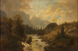 森の風景 作： Josef Kriehuber