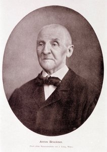 オーストリアの作曲家でオルガン奏者のアントン ブルックナー (1824 - 1896)。 作： Josef Löwy