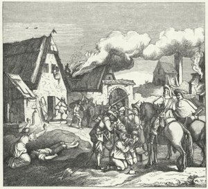 1634年のネルトリンゲンの戦い後の帝国軍の略奪と略奪
