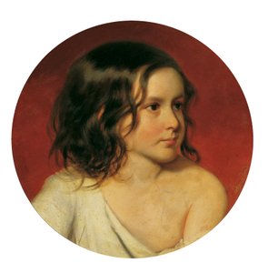 子供の肖像画 作： Josef Matthäus Aigner