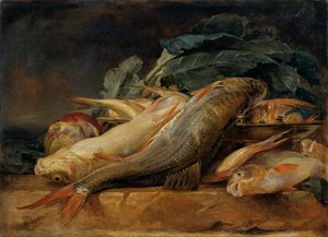 魚のある静物
