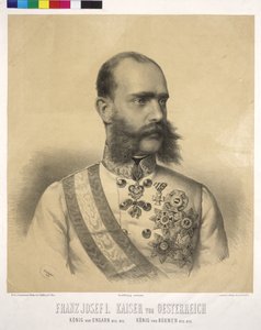 オーストリア皇帝フランツ・ヨーゼフ1世 作： Josef Nikolaus Kriehuber