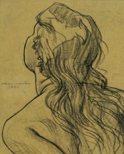 女の子の頭 作： Josef Wawra
