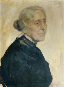 老婦人の肖像 作： Josef Wawra