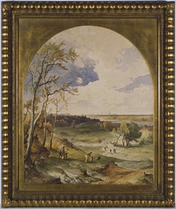 イザールの風景 作： Josef Wenglein