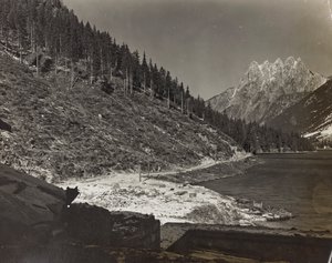 アルバム "Meine weltkriegs - Erinnerungen South-West Front (Carinthia, Italien, South Tyrol) (私の世界大戦-南西戦線の記憶（カリンシア、イタリア、トレンティーノ・アルト・アディジェ）1915年3月31日-1918年11月19日 - Josef Zohles Wien ": 山の風景（モノクロ写真 作： Josef Zohles