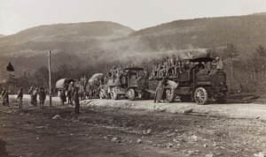 アルバム "Meine weltkriegs - Erinnerungen South-West Front (Carinthia, Italien, South Tyrol) (私の世界大戦-南西戦線の思い出（カリンシア、イタリア、トレンティーノ・アルト・アディジェ）1915年3月31日-1918年11月19日 - Josef Zohles Wien ": ヘルマグの軍用車両 作： Josef Zohles