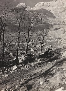 アルバム "Meine weltkriegs - Erinnerungen South-West Front (Carinthia, Italien, South Tyrol) (私の世界の戦争-南西戦線の思い出（カリンシア、イタリア、トレンティーノ・アルト・アディジェ）1915/03/1931-12/11/1918 - Josef Zohles Wien ": 戦地（モノクロ写真）。 作： Josef Zohles