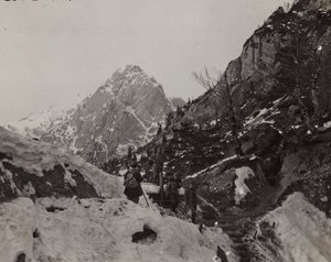 アルバム「Meine weltkriegs - Erinnerungen South-West Front (Carinthia, Italien, South Tyrol) (私の世界の戦争-南西戦線の思い出（カリンシア、イタリア、トレンティーノ・アルト・アディジェ）31/03/1915-12/11/1918 - Josef Zohles Wien ":ロスコーフェル（モンテ・カヴァロ）( 作： Josef Zohles