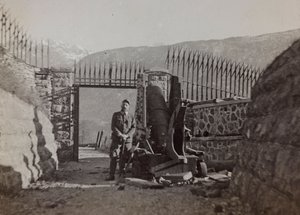 アルバム「Meine weltkriegs - Erinnerungen South-West Front (Carinthia, Italien, South Tyrol) (私の世界の戦争-南西戦線の思い出（カリンシア、イタリア、トレンティーノ・アルト・アディジェ）1915/03/1915-12/11/1918 - Josef Zohles Wien ": 要塞の中の兵士( 作： Josef Zohles