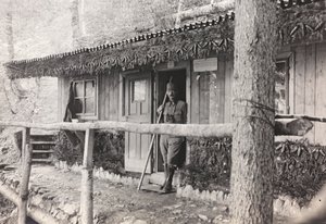 アルバム "Meine weltkriegs - Erinnerungen South-West Front (Carinthia, Italien, South Tyrol) (私の世界大戦 - 南西戦線の思い出（カリンシア、イタリア、トレンティーノ・アルト・アディジェ） 31/03/1915-12/11/1918 - Josef Zohles Wien ":指揮所（モノクロ写真