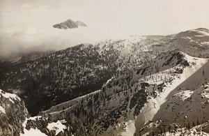 アルバム "Meine weltkriegs - Erinnerungen South-West Front (Carinthia, Italien, South Tyrol) (私の世界大戦-南西戦線の思い出（カリンシア、イタリア、トレンティーノ・アルト・アディジェ）1915/03/1931-12/11/1918 - Josef Zohles Wien ": アルプスの景色（モノクロ写真 作： Josef Zohles