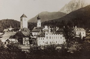 アルバム "Meine weltkriegs - Erinnerungen South-West Front (Carinthia, Italien, South Tyrol) (私の世界大戦-南西戦線の記憶（カリンシア、イタリア、トレンティーノ・アルト・アディジェ）1915年3月31日-1918年11月19日 - Josef Zohles Wien ": 爆撃後のドッビアーコの様子。