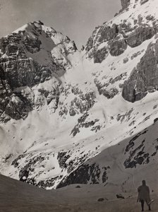 アルバム「Meine weltkriegs - Erinnerungen South-West Front (Carinthia, Italien, South Tyrol) (私の世界の戦争-南西戦線の思い出（カリンシア、イタリア、トレンティーノ・アルト・アディジェ）1915/03/1915-12/11/1918 - Josef Zohles Wien ": アルプスの兵隊（モノクロ写真 作： Josef Zohles