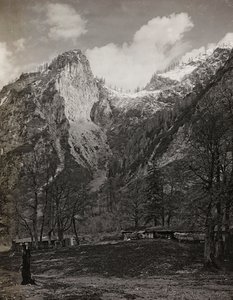 アルバム「Meine weltkriegs - Erinnerungen South-West Front (Carinthia, Italien, South Tyrol) (私の世界大戦-南西戦線の記憶（カリンシア、イタリア、トレンティーノ・アルト・アディジェ）1915/03/1915-12/11/1918 - Josef Zohles Wien ": Lesachtalの戦地（モノクロ写真
