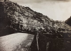 アルバム「Meine weltkriegs - Erinnerungen South-West Front (Carinthia, Italien, South Tyrol) (私の世界大戦-南西戦線の思い出（カリンシア、イタリア、トレンティーノ・アルト・アディジェ）31/03/1915-12/11/1918 - Josef Zohles Wien ":ヘンゼル要塞（モノクロ写真 作： Josef Zohles