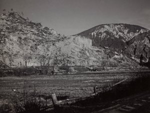 アルバム「Meine weltkriegs - Erinnerungen South-West Front (Carinthia, Italien, South Tyrol) (私の世界大戦-南西戦線の思い出（カリンシア、イタリア、トレンティーノ・アルト・アディジェ）31/03/1915-12/11/1918 - Josef Zohles Wien ":ヘンゼル要塞（モノクロ写真
