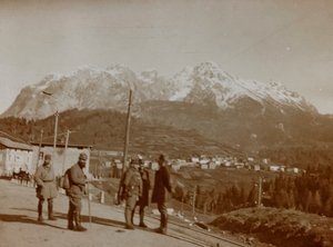 アルバム「Meine weltkriegs - Erinnerungen South-West Front (Carinthia, Italien, South Tyrol) (私の世界の戦争-南西戦線の思い出（カリンシア、イタリア、トレンティーノ・アルト・アディジェ）1915/03/1931-12/11/1918 - Josef Zohles Wien ": イタリアのオーストリア兵士たち 作： Josef Zohles