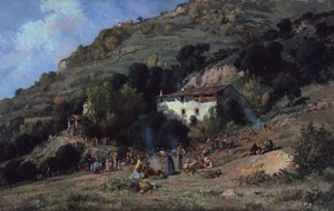 カタルーニャのフォークフェスティバル「aplex 作： Josep Berga Boix