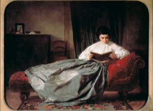 ""アルバムの再生（？） "" ジョセップ・デュラン・イ・リエラ（1849-1928）の絵画。1872.バルセロナ、カタルーニャ国立美術館。 作： Josep Duran Riera
