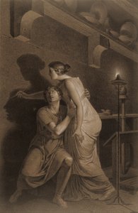 図面の発明（recto）;人間の骨格の下肢の骨のスケッチ（verso） 作： Joseph Benoît Suvée