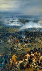 革命戦争：「11月13日のアンデルレヒトの戦い 作： Joseph Louis Hippolyte Bellange