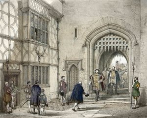 ヘンリー8世(1491-1547)、ケント州ヒーバー城にて、ジョセフ・ナッシュ(1809-1878)撮影 作： Joseph (after) Nash