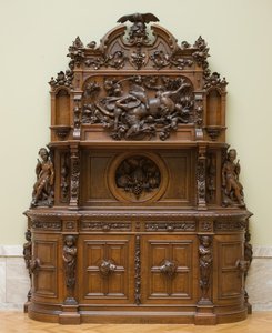 サイドボード、1855年頃 作： Joseph Alexis Bailly