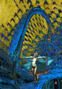 青いアーチ