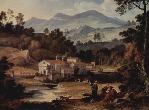 ドイツ語：Das Kloster San Francesco im Sabinergebirge bei Rom サビーン山地のサン・フランチェスコ・ディ・チヴィテッラ修道院