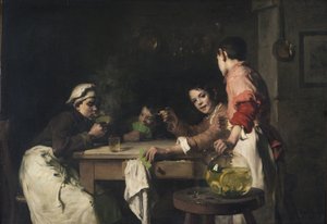 カード・プレイヤーたち 1897年頃（油彩・キャンバス） 作： Joseph Bail