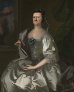 ハンナ・ウェントワース・アトキンソン、1760年。 作： Joseph Blackburn