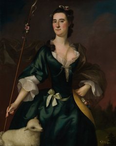 メアリー・シルベスター、1754年。