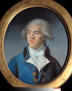 アントワーヌ・ピエール・ジョセフ・マリー・バルナヴ（弁護士、フランス革命の人物、1761-1793年）の肖像。ジョセフ・ボーズ（1744-1826）によるパステル画 作： Joseph Boze