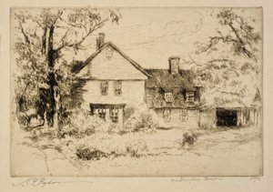 オン・ディアフィールド・ストリート（オールド・ハウス・アット・ディアフィールド） 作： Joseph C. Claghorn