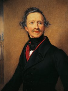 肖像画 バイエルンのルートヴィヒ1世（ストラスブール 作： Joseph Carl Stieler