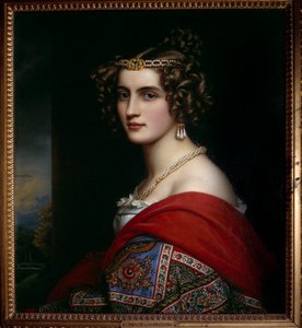 アマーリエ・フォン・シントリングの肖像 ヨーゼフ・カール・シュティーラー（1781-1858）の絵画 1831年 ミュンヘンニンフェンブルク城（Chateau De Nymphenburg 作： Joseph Carl Stieler