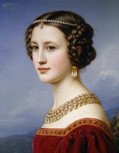 コーネリア・ヴェッテルラインの肖像 作： Joseph Carl Stieler