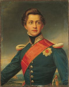 ギリシャ国王オットーの肖像、1832 作： Joseph Carl Stieler