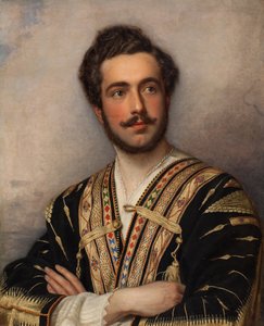 プリンスグリゴリーグリゴリエビッチガガーリン1810-1893、1837-1839の肖像。 作： Joseph Carl Stieler