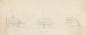 Decorative Sterns of Three Ships   1437831   ja       japanese Successfully Translated  Original: First Empire (1804-1814 and 1815): costume of a Napoleonic army soldier, French gunner. Drawing by Alessandro Lonati Translat: First Empire (1804-1814 and 181 作： Joseph Cartwright