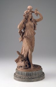 子供を肩に乗せたバッカンテ、1780〜1796年頃 作： Joseph Charles Marin