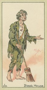 ジョー『ブリーク・ハウス』（カラーリトグラフ） 作： Joseph Clayton (1856-1937) (after) Clarke